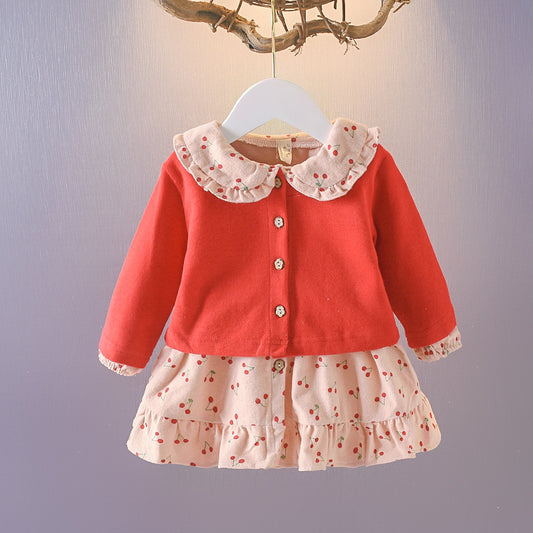 Baby Girl Autumn Clothing Suit , Baby Clothing