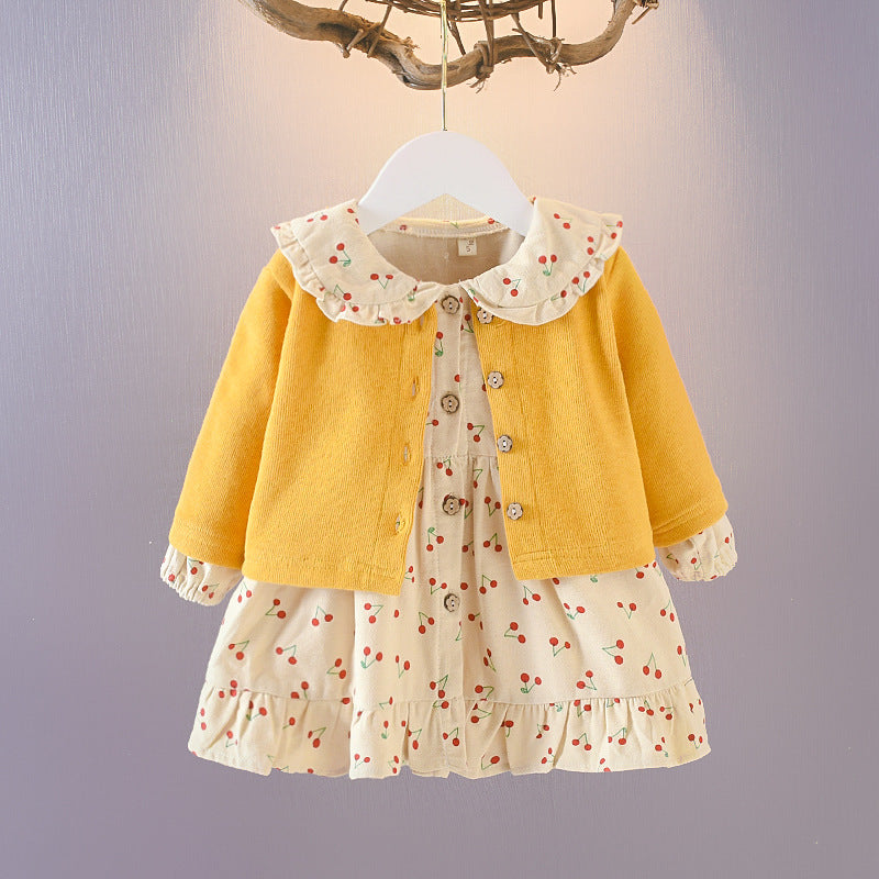 Baby Girl Autumn Clothing Suit , Baby Clothing
